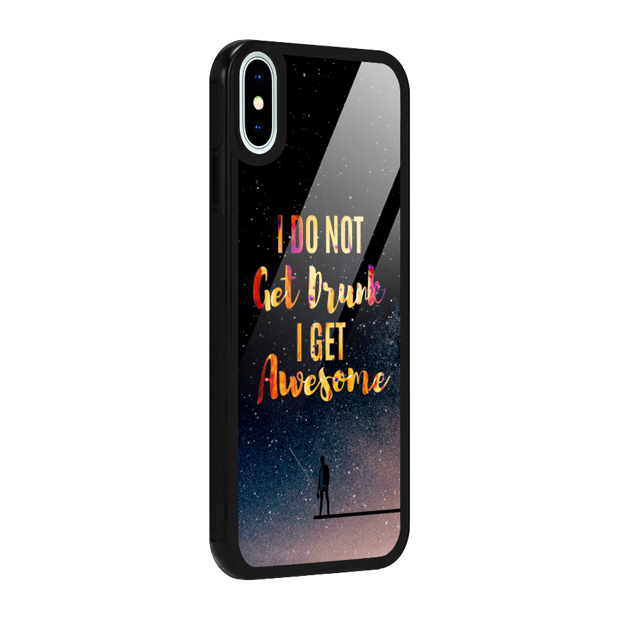 Get Awesome Glass Back Case for iPhone X