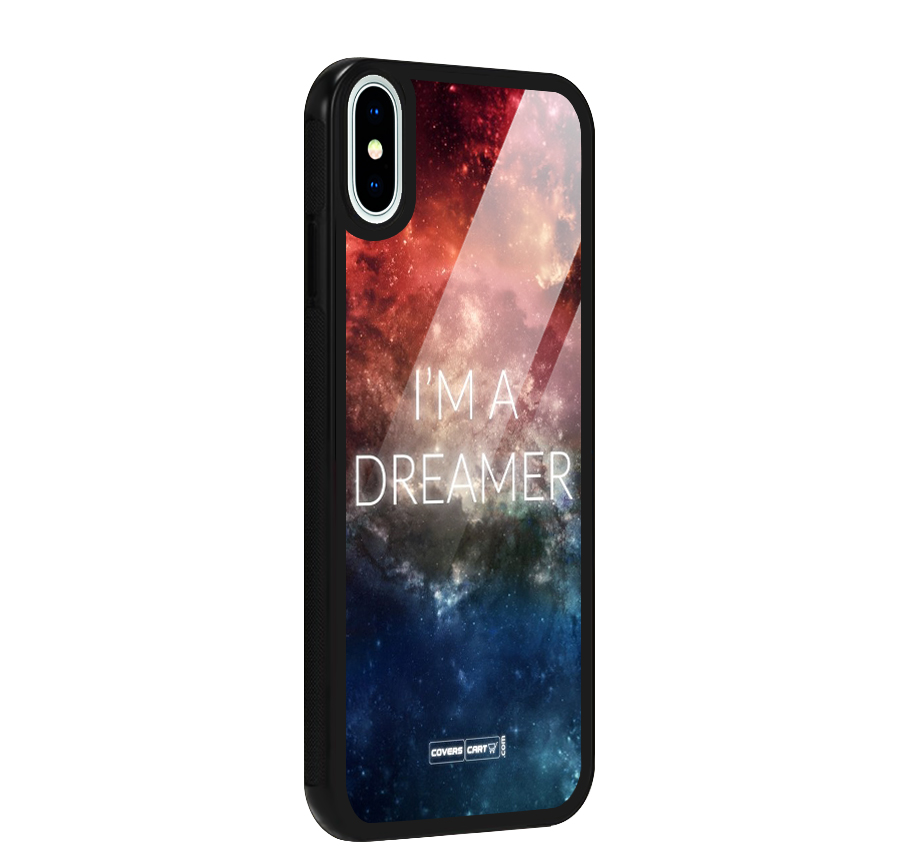 I am a Dreamer Glass Back Case for iPhone X