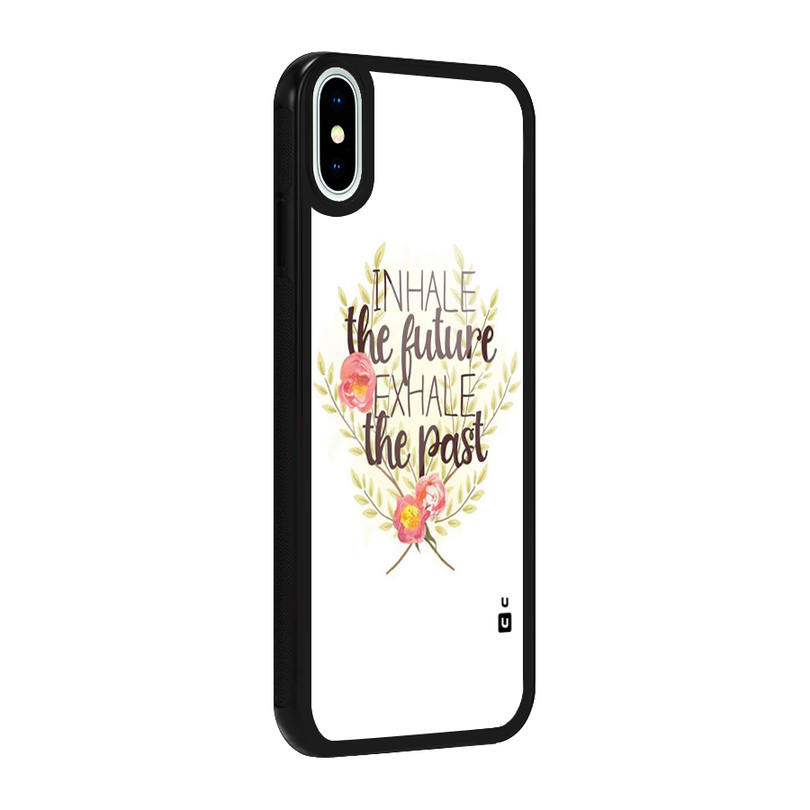 Inhale Future Glass Back Case for iPhone X
