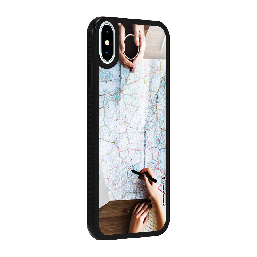 Just Travel Glass Back Case for iPhone X