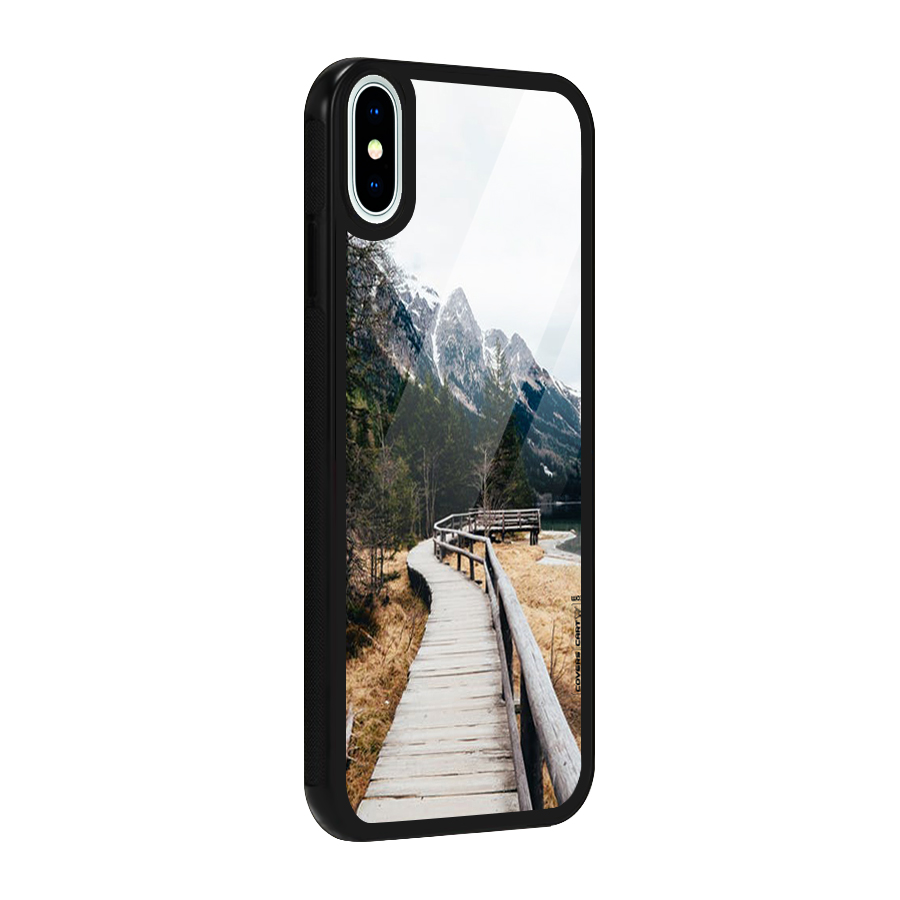 Just Wander Glass Back Case for iPhone X