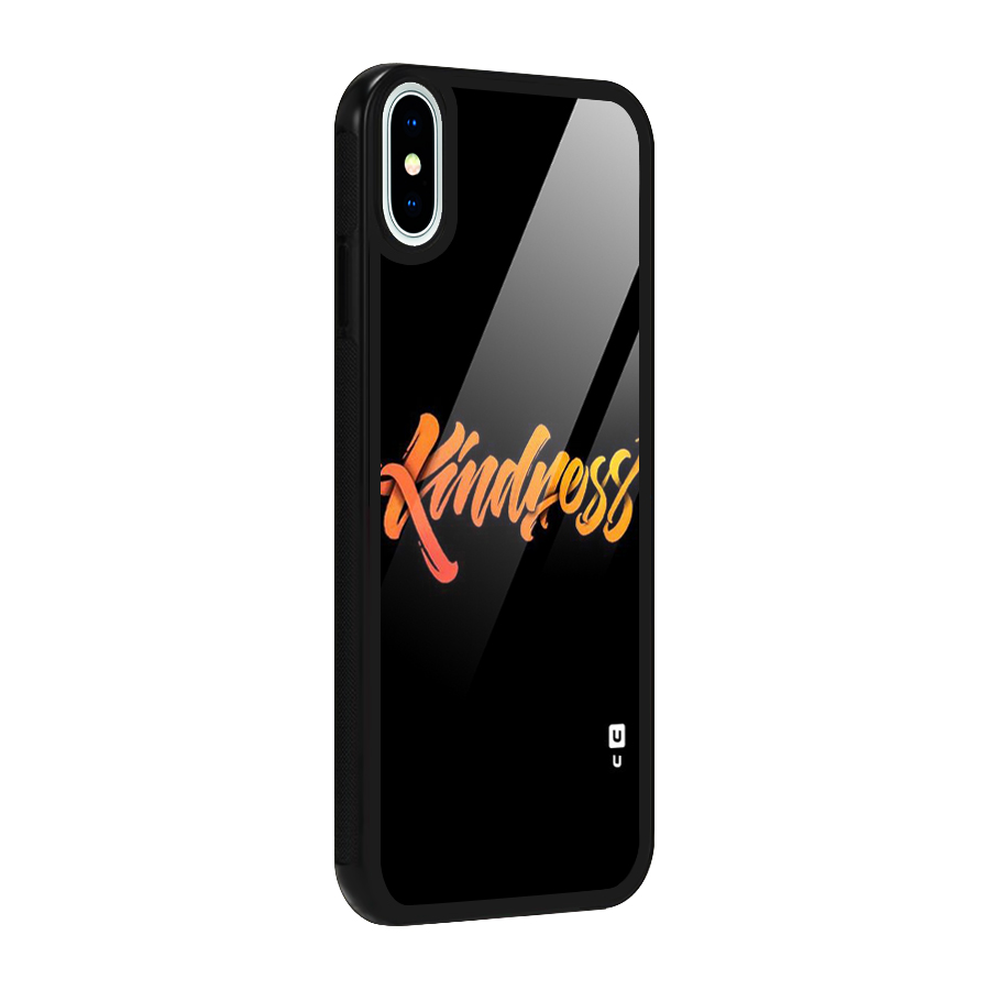 Kindness Glass Back Case for iPhone X