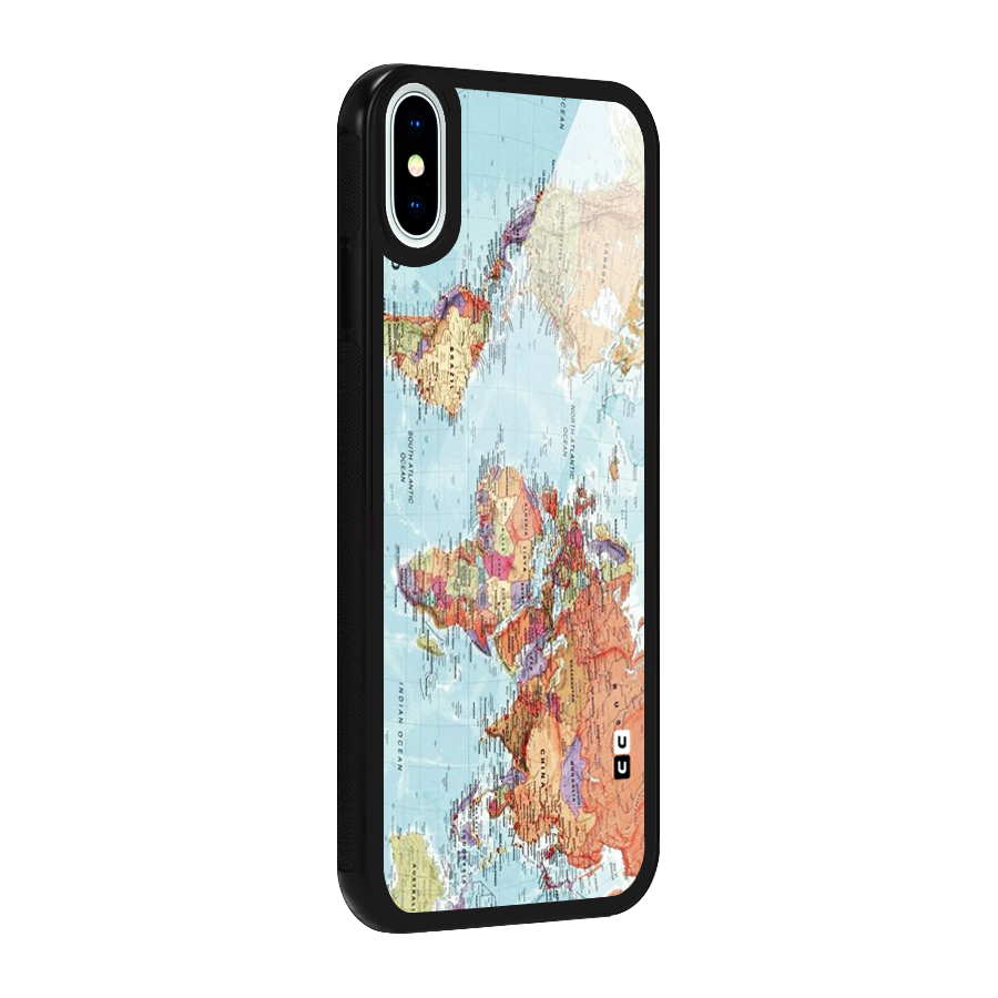 Lets Travel The World Glass Back Case for iPhone X