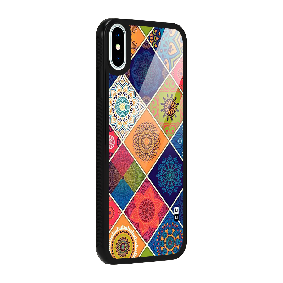 Multi Designs Glass Back Case for iPhone X