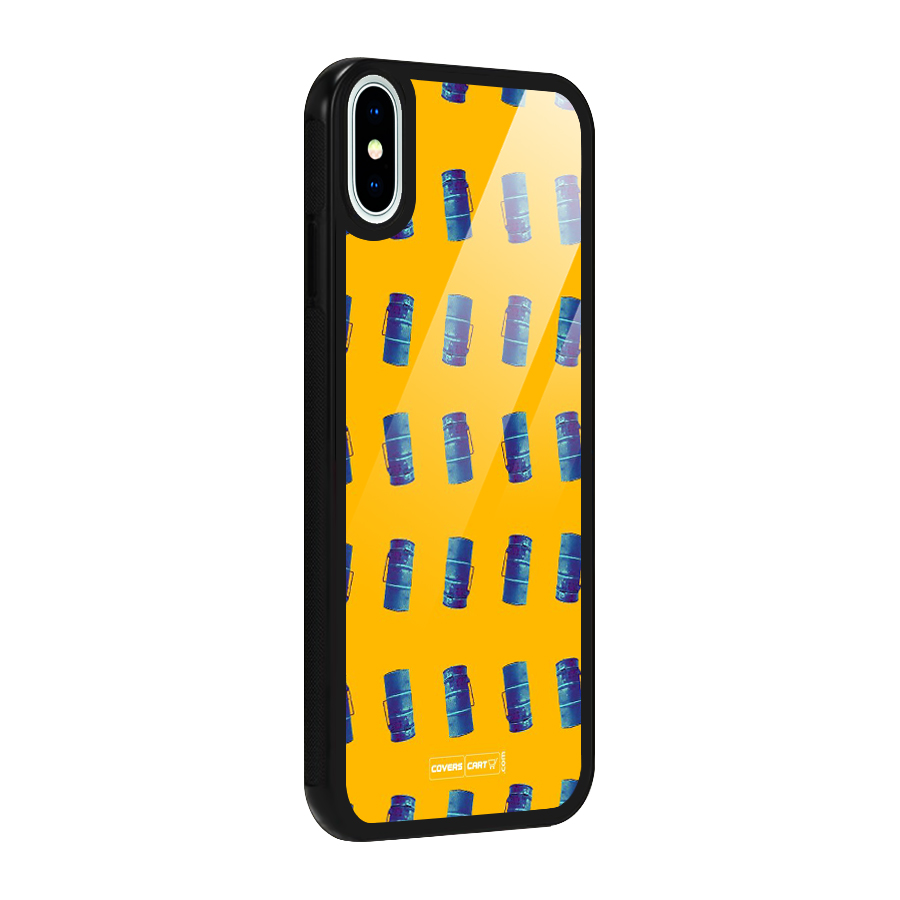 Mumbai Citystyle Glass Back Case for iPhone X