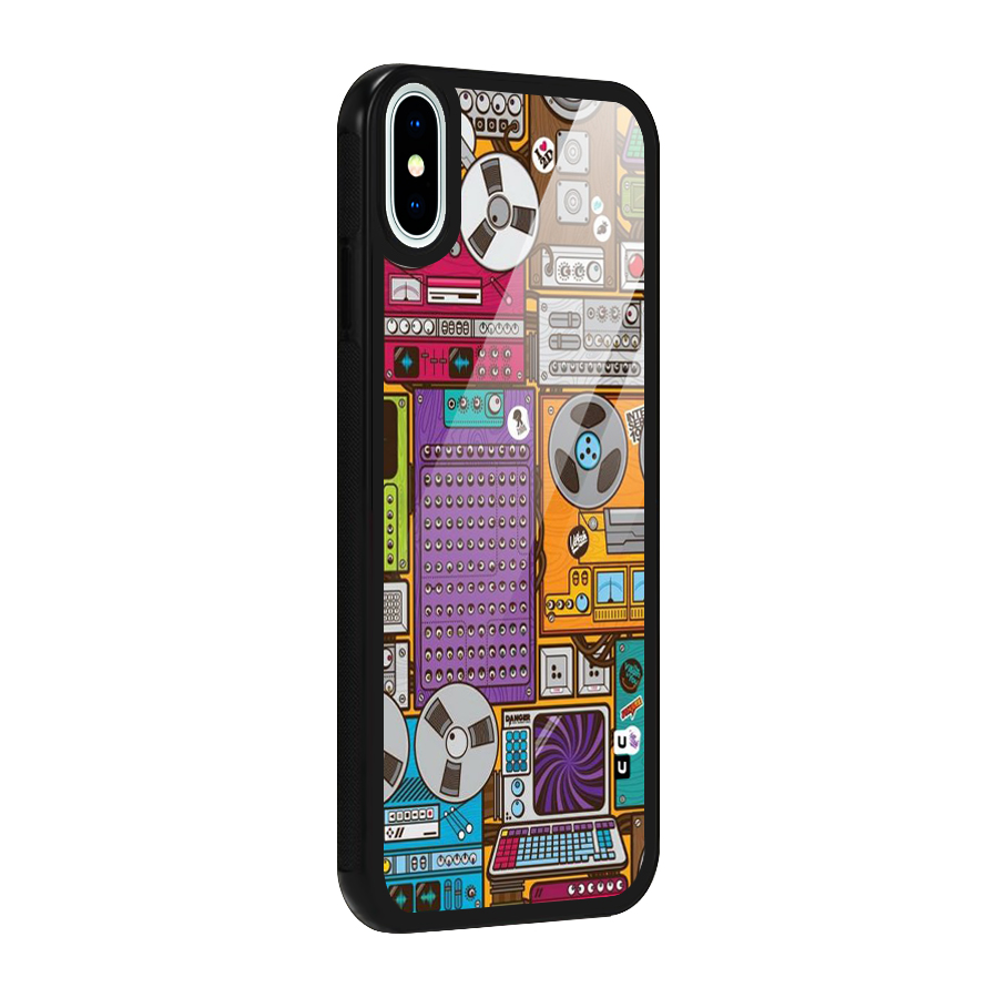 Music Decks Glass Back Case for iPhone X