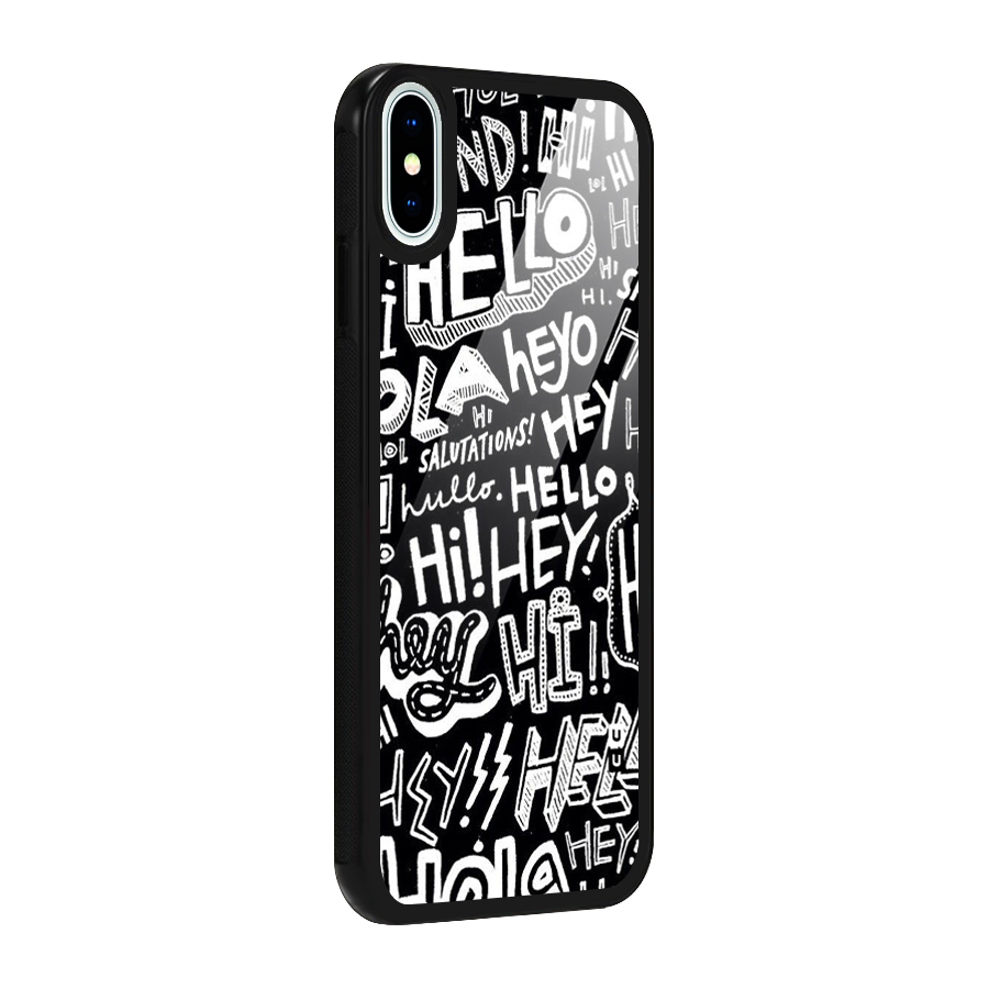 My Friend Glass Back Case for iPhone X