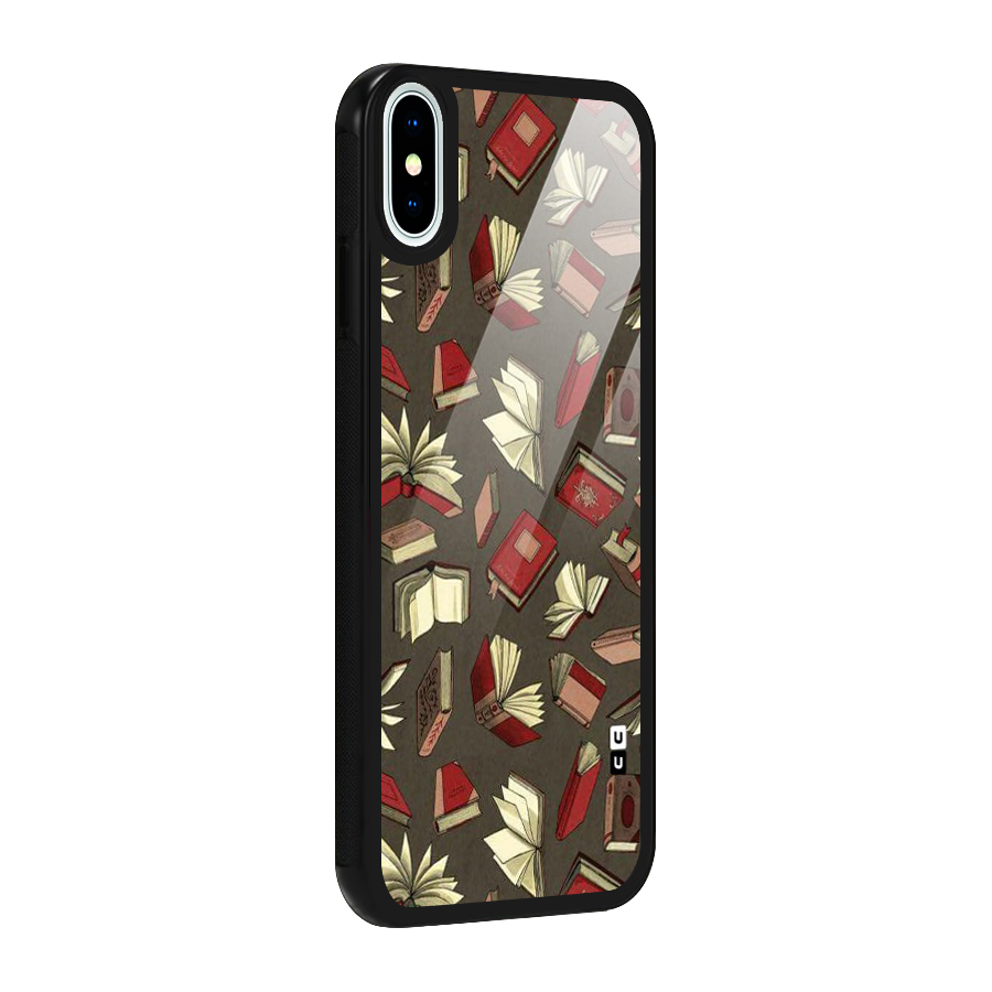 Nerd Head Glass Back Case for iPhone X