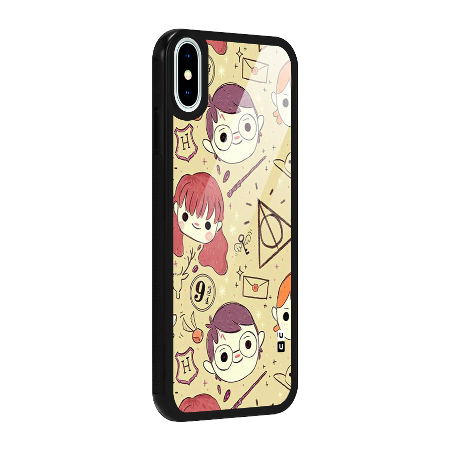 Nerds Glass Back Case for iPhone X