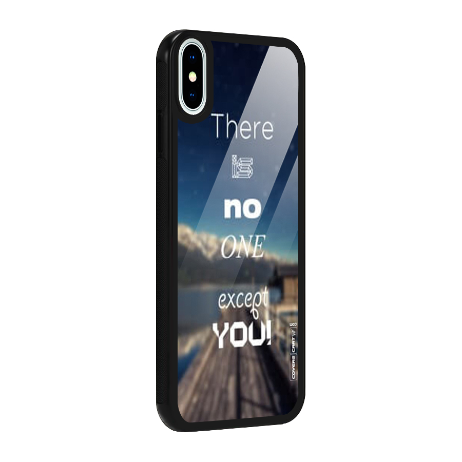 No One But You Glass Back Case for iPhone X