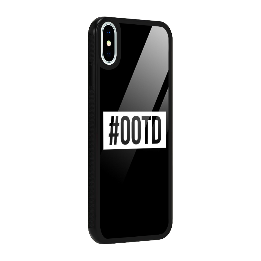 OOTD Glass Back Case for iPhone X