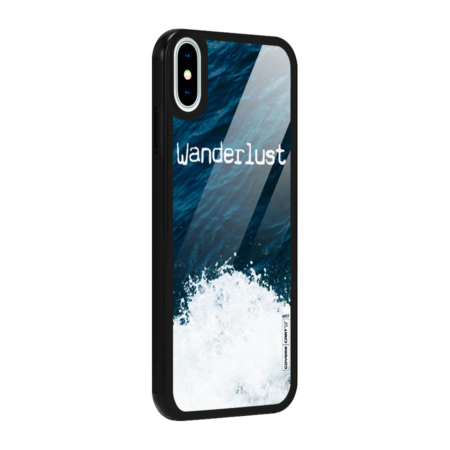 Ocean Wanderlust Glass Back Case for iPhone X