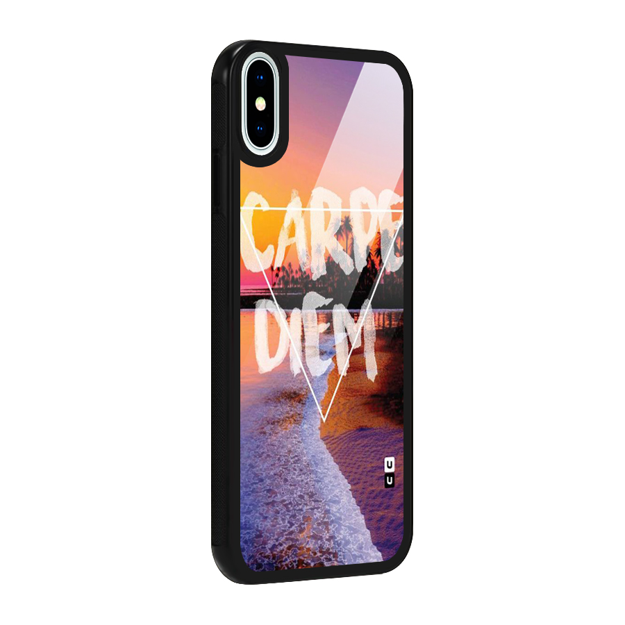 Oceanic Diem Glass Back Case for iPhone X
