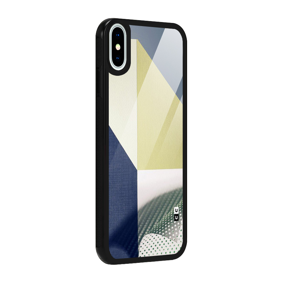 Paper Art Glass Back Case for iPhone X
