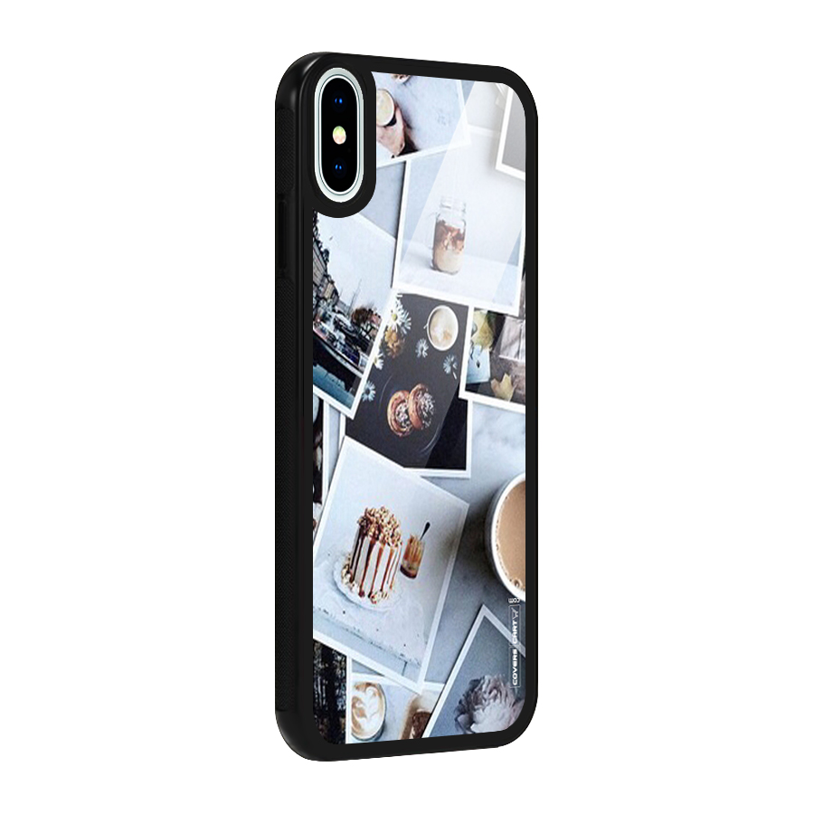 Pictures Coffee Glass Back Case for iPhone X