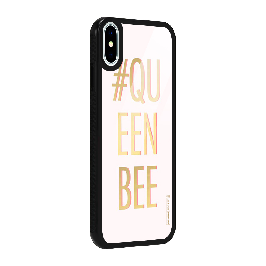 Queen Bee Glass Back Case for iPhone X