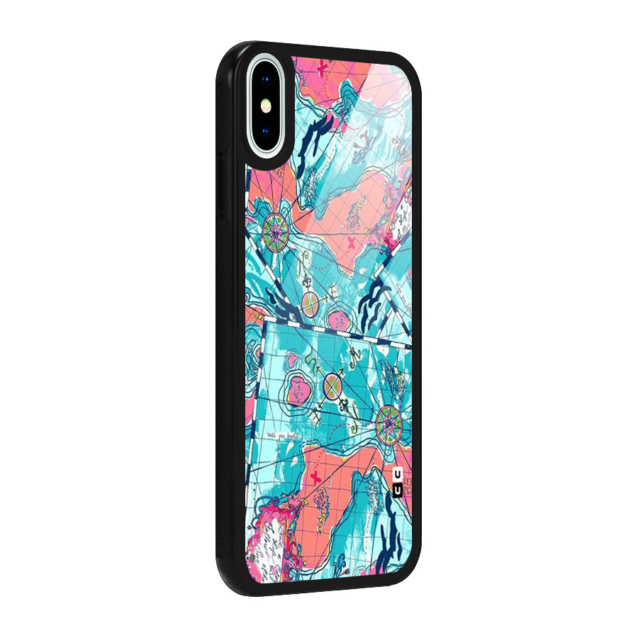 Sea Adventure Glass Back Case for iPhone X