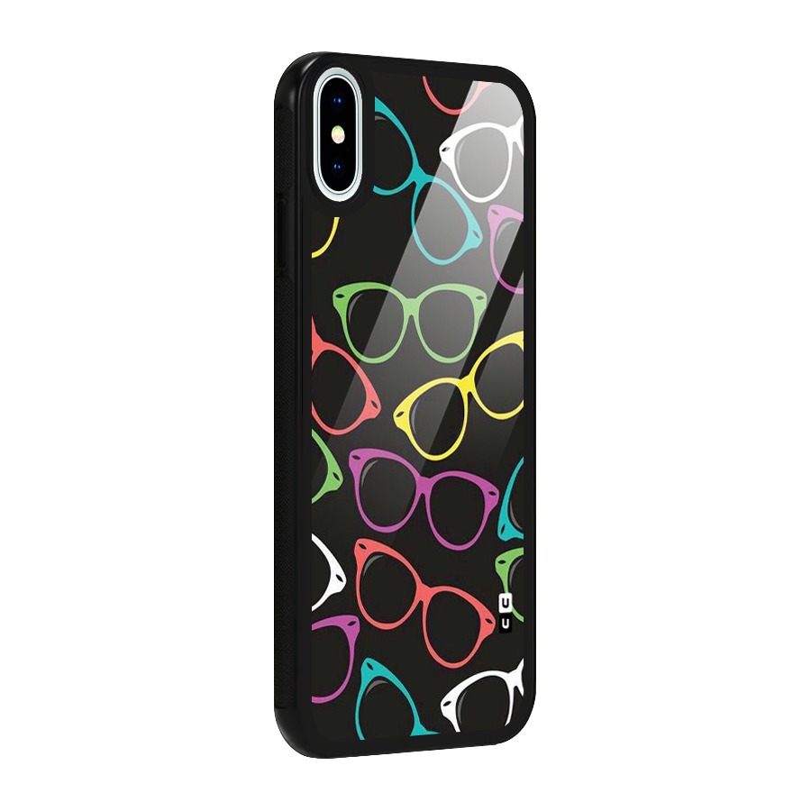 See Colours Glass Back Case for iPhone X