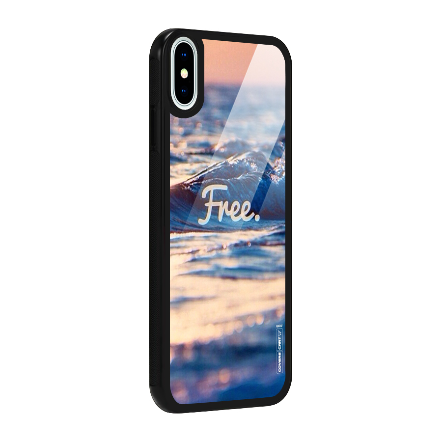 Set Yourself Free Glass Back Case for iPhone X
