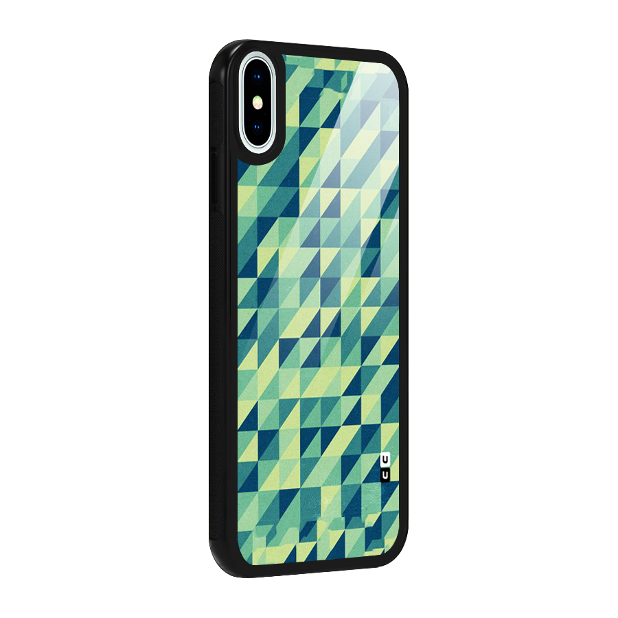 Shady Green Glass Back Case for iPhone X