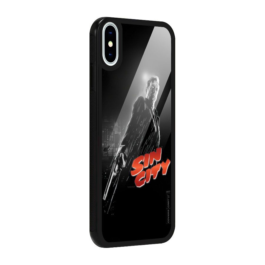Sin City Glass Back Case for iPhone X