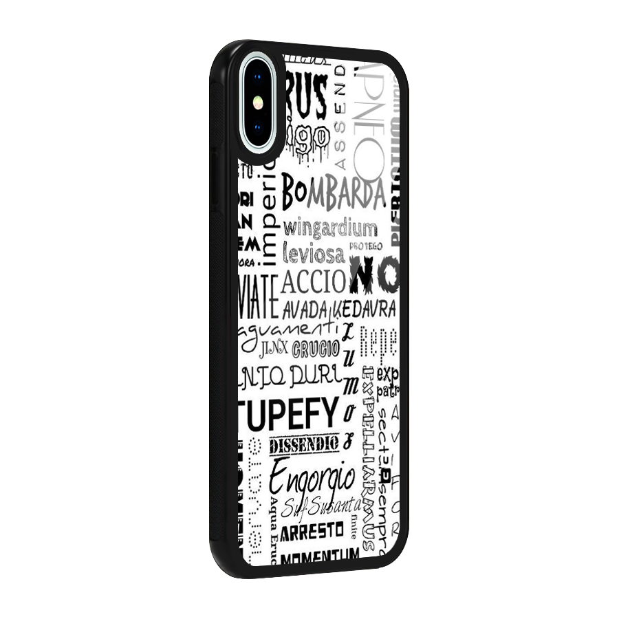 Stupefy Glass Back Case for iPhone X