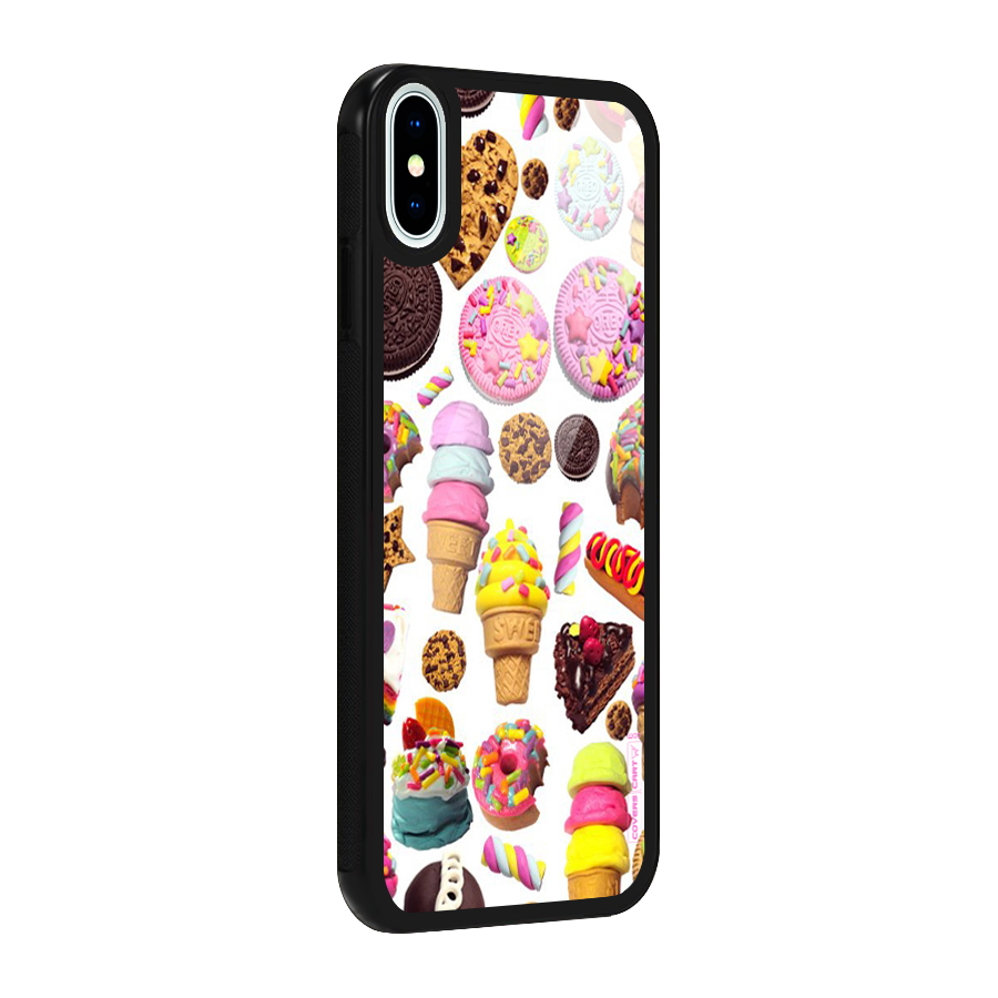 Sugar Rush Glass Back Case for iPhone X
