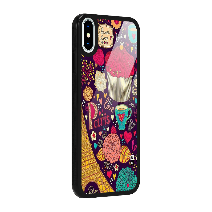 Sweet Love Glass Back Case for iPhone X