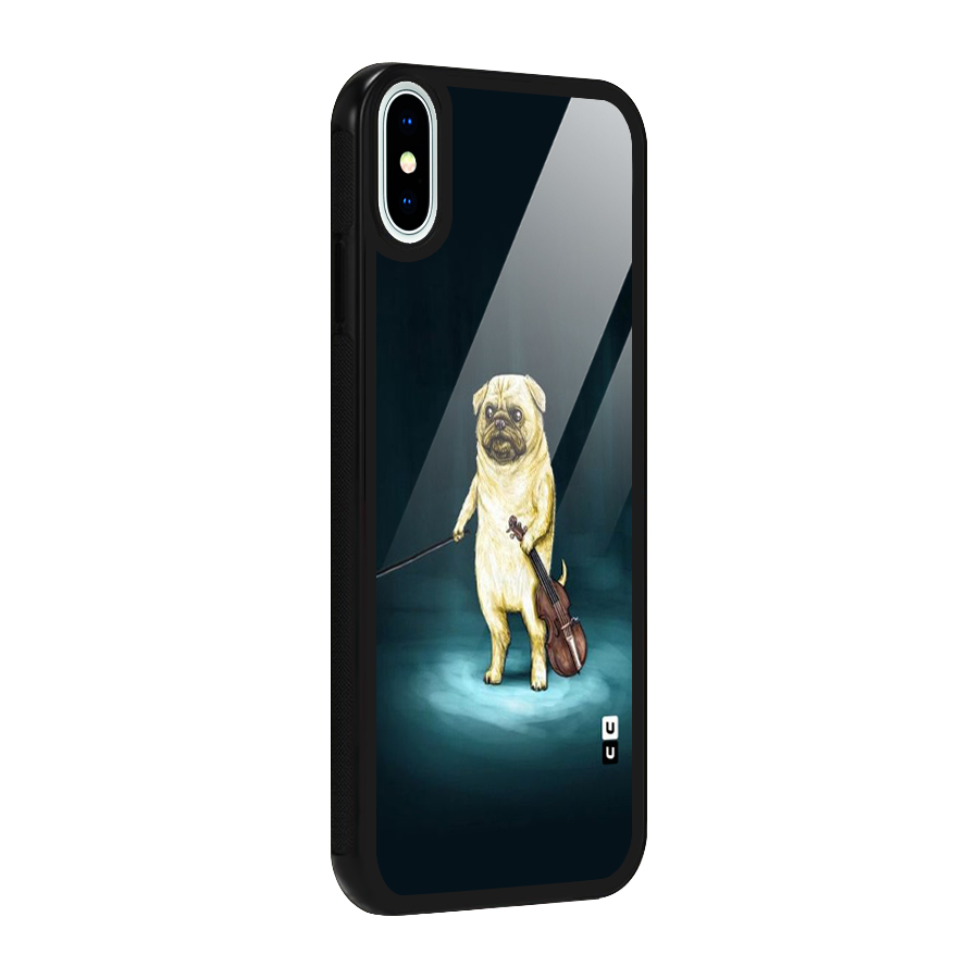 Violin Master Glass Back Case for iPhone X