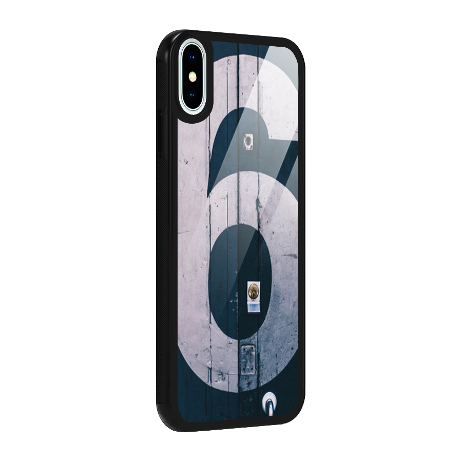 Wooden Six Glass Back Case for iPhone X