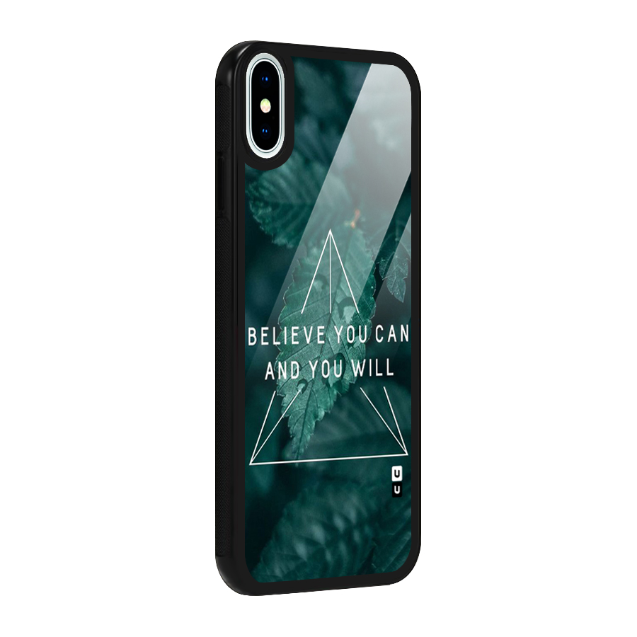 You Will Glass Back Case for iPhone X