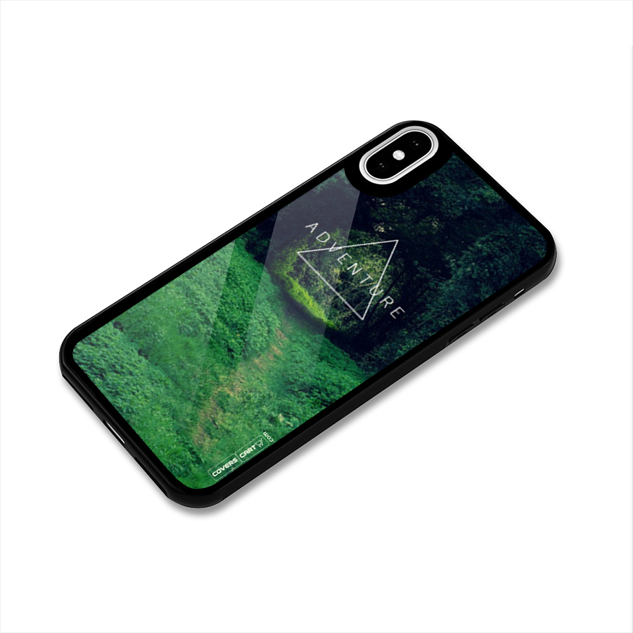 Adventure Take Glass Back Case for iPhone X