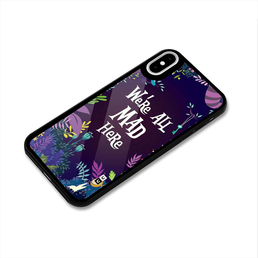 All Mad Glass Back Case for iPhone X