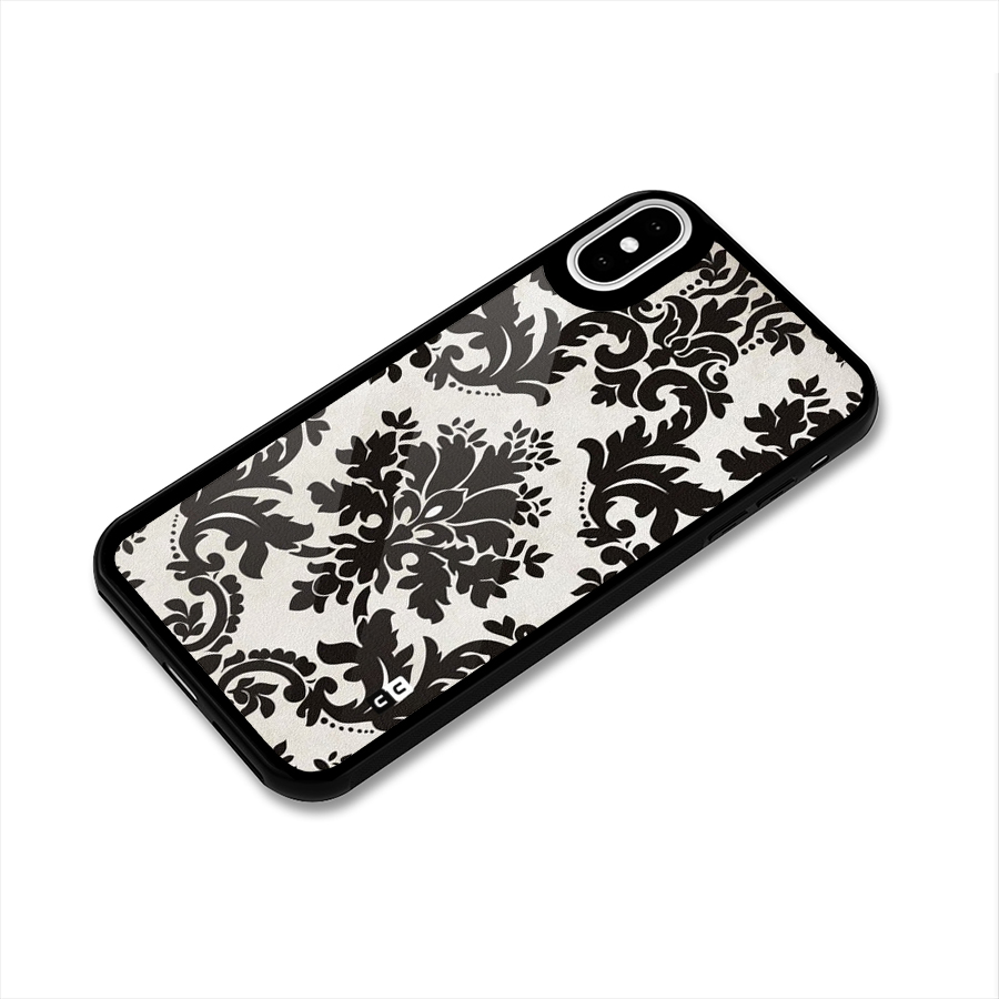 Black Beauty Glass Back Case for iPhone X