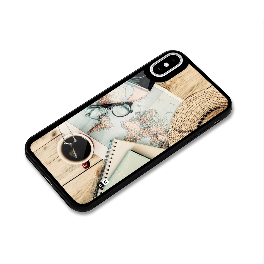 Camera Notebook Glass Back Case for iPhone X