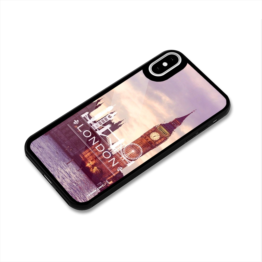 City Tower Glass Back Case for iPhone X