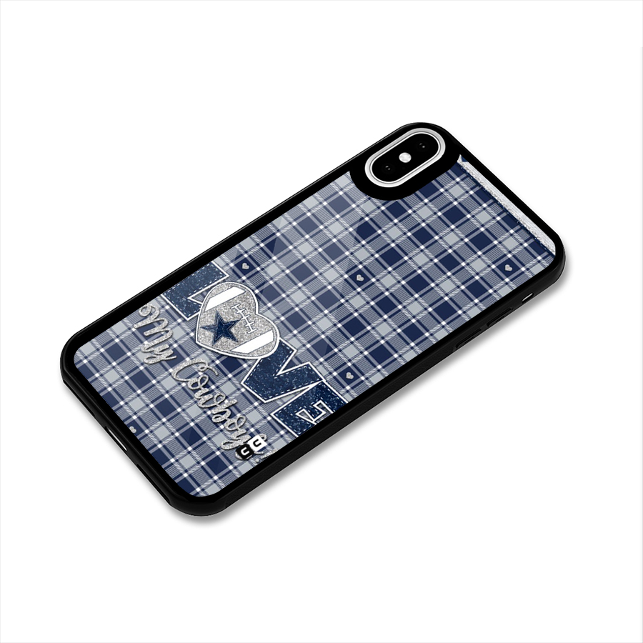 Cowboy Love Glass Back Case for iPhone X
