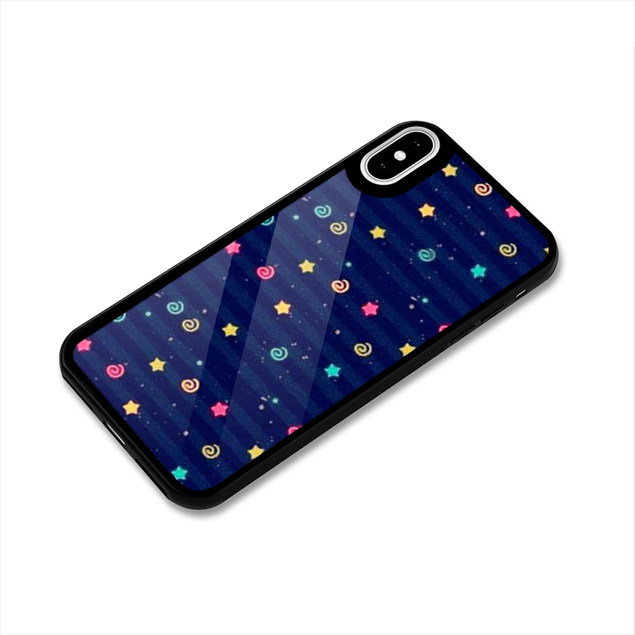 Cute Design Glass Back Case for iPhone X