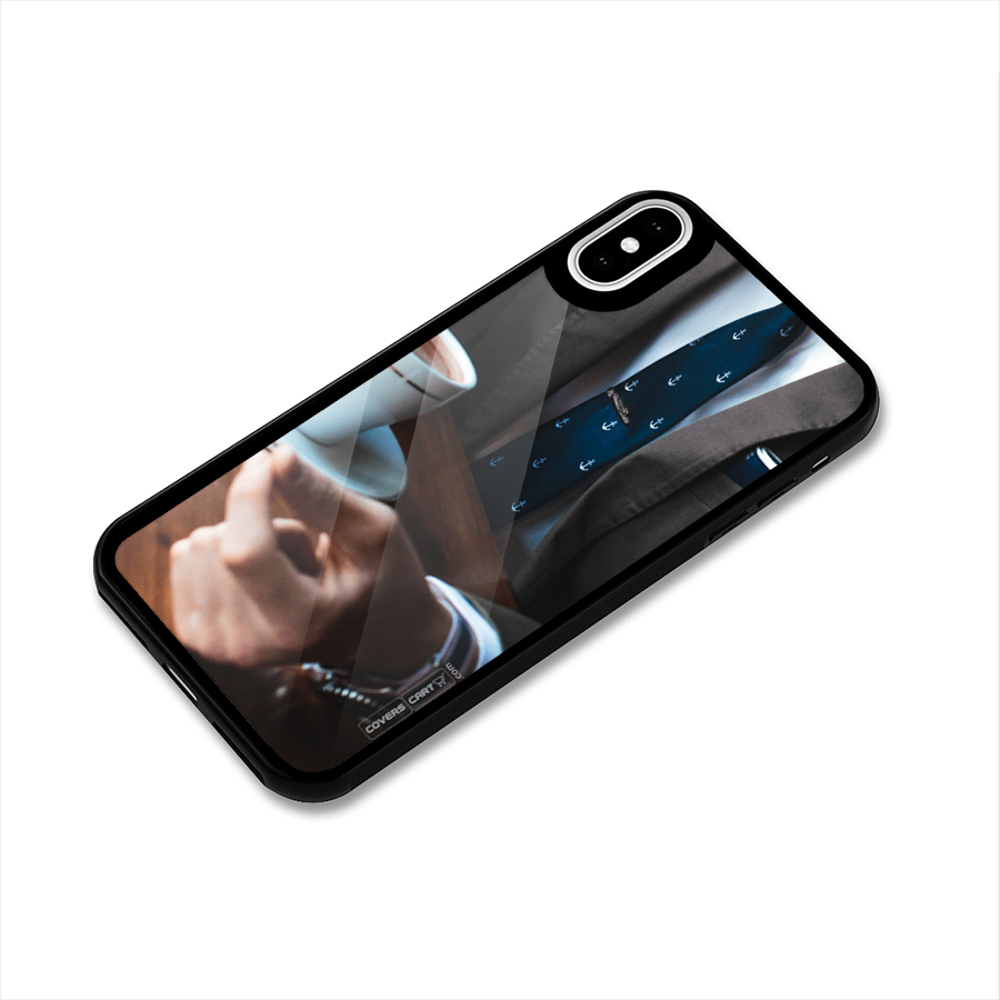 Dapper Suit Glass Back Case for iPhone X