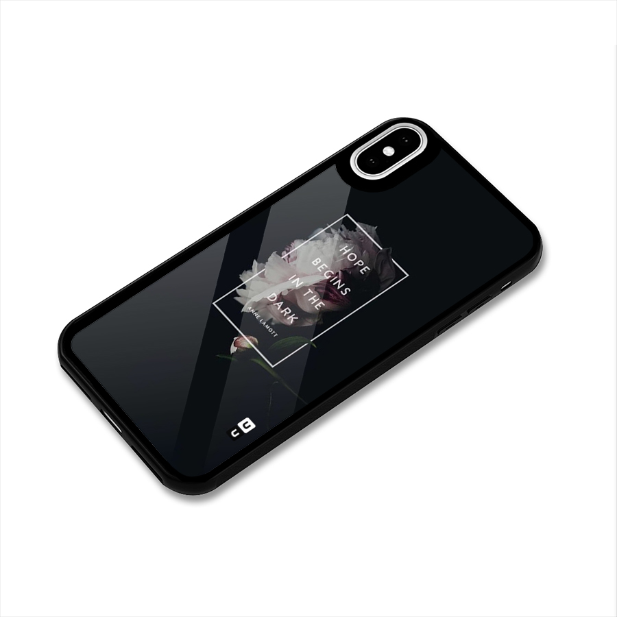 Dark Hope Glass Back Case for iPhone X