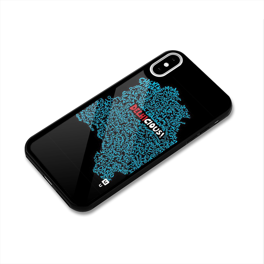 Delhicious Glass Back Case for iPhone X