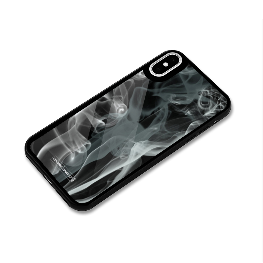 Dense Smoke Glass Back Case for iPhone X