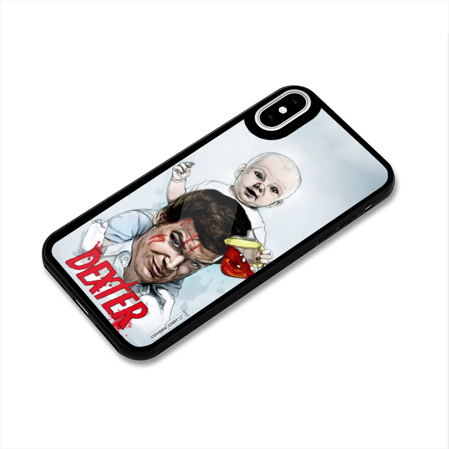 Dexter Artwork Glass Back Case for iPhone X