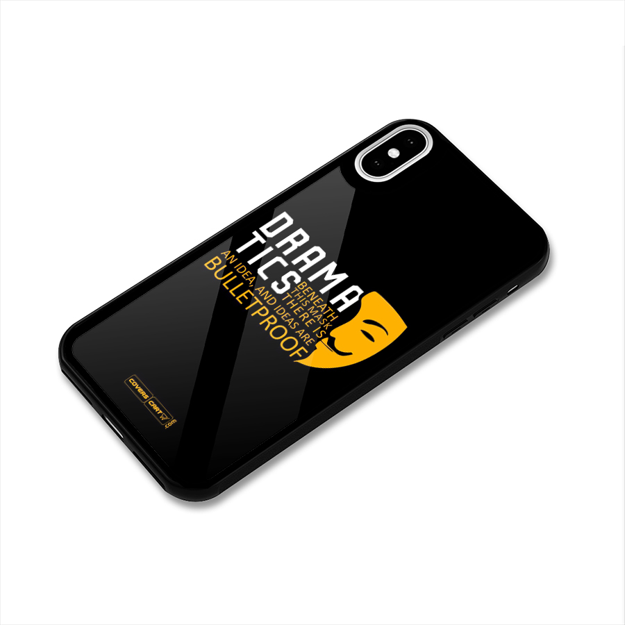 Dramatics Glass Back Case for iPhone X