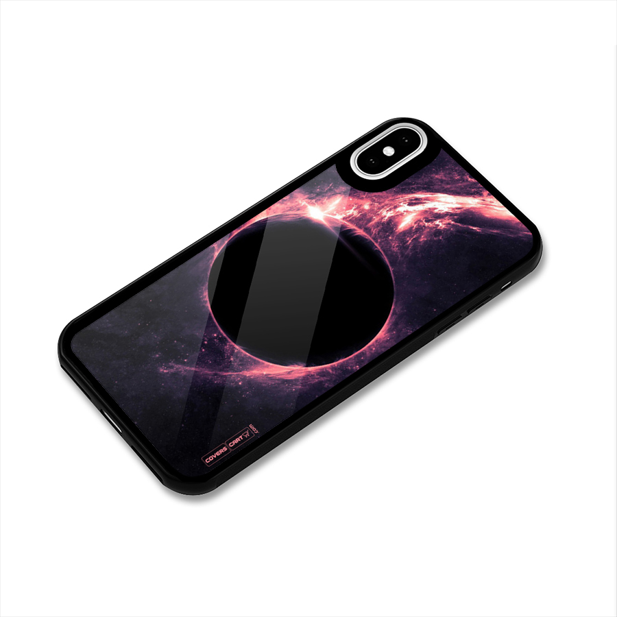 Exotic Design Glass Back Case for iPhone X