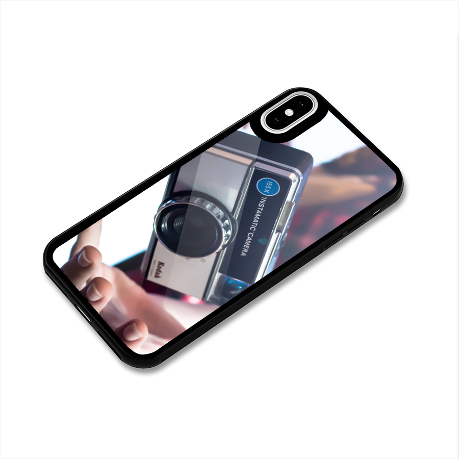 Floating Camera Glass Back Case for iPhone X
