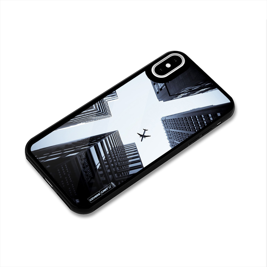 Fly Perspective Glass Back Case for iPhone X