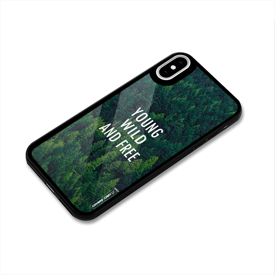 Forest Wanderlust Glass Back Case for iPhone X