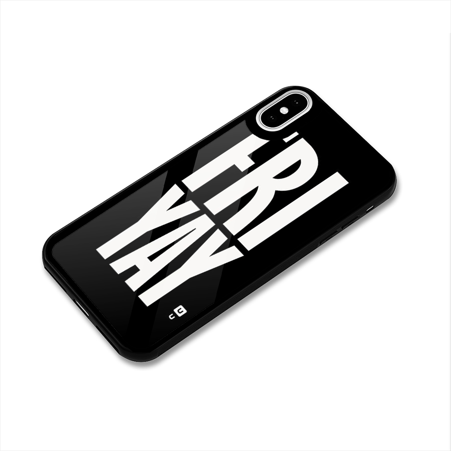 Fri Yay Glass Back Case for iPhone X