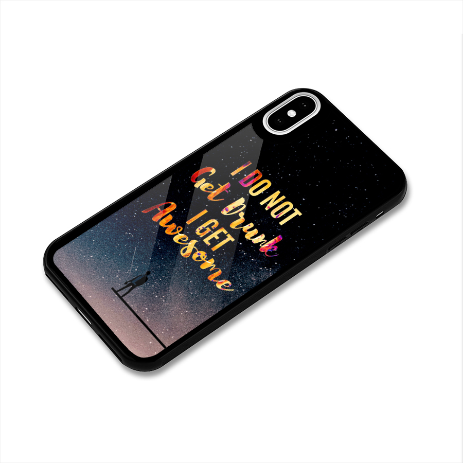 Get Awesome Glass Back Case for iPhone X